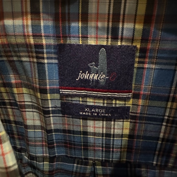 Johnnie O plaid button down - Picture 4 of 4